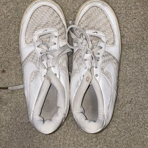 Nike Air Force one LV8 summit white woven shoes